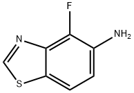 5-Benzothiazolamine, 4-fluoro- Struktur