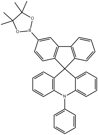 10-phenyl-3'-(4,4,5,5-tetramethyl-1,3,2-dioxaborolan-2-yl)- Struktur