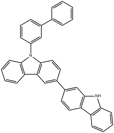 2,3'-Bi-9H-carbazole,9'-[1,1'-biphenyl]-3-yl- Struktur