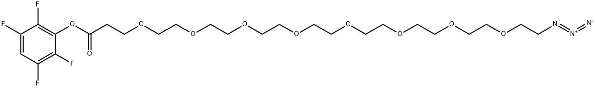 Azido-PEG8-TFP ester Struktur