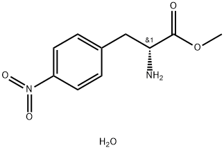 hydrate methyl (2R)-2-amino-3-(4-nitrophenyl)propanoate Struktur