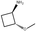 Cyclobutanamine, 2-methoxy-, (1R,2R)- Struktur