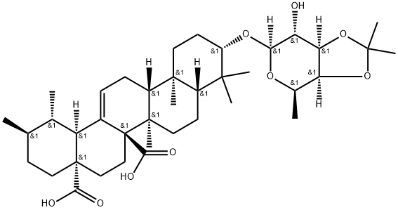 Quinovic acid 3-O-(3',4'-O-isopropylidene)-beta-D-fucopyranoside