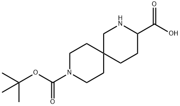 9-(Tert-Butoxycarbonyl)-2,9-Diazaspiro[5.5]Undecane-3-Carboxylic Acid(WX101909) Struktur