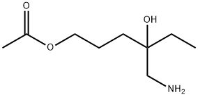 4(aminomethyl)-1,4-hexanediol-acetate/1,4-Hexanediol, 4-(aminomethyl)-, 1-acetate/BESTIPHARMA 530-589 Struktur