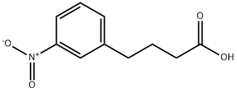 Benzenebutanoic acid, 3-nitro- Struktur