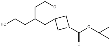 叔-丁基 8-(2-羥基乙基)-5-氧雜-2-氮雜螺[3.5]壬烷-2-甲酸基酯, 1824026-82-5, 結(jié)構(gòu)式