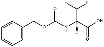 Alanine, 3,3-difluoro-2-methyl-N-[(phenylmethoxy)carbonyl]- Struktur