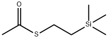 Ethanethioic acid, S-[2-(trimethylsilyl)ethyl] ester Struktur