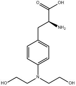 rac-Melphalan EP Impurity A DiHCl (Dihydroxy Melphalan DiHCl) Struktur