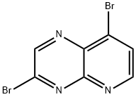 Pyrido[2,3-b]pyrazine, 3,8-dibromo- Struktur