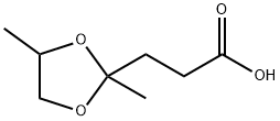 1,3-Dioxolane-2-propanoic acid, 2,4-dimethyl- Struktur