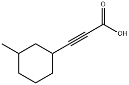 2-Propynoic acid, 3-(3-methylcyclohexyl)- Struktur