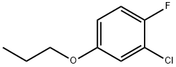 Benzene, 2-chloro-1-fluoro-4-propoxy- Struktur