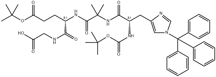 Boc-His(Trt)-Aib-Glu(Otbu)-Gly-OH