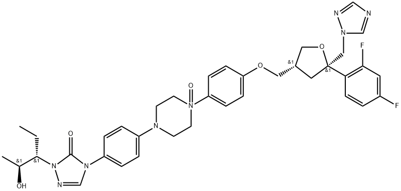 Posaconazole Impurity 49 Struktur