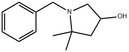 1-benzyl-5,5-dimethylpyrrolidin-3-ol Struktur