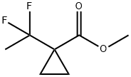 Cyclopropanecarboxylic acid, 1-(1,1-difluoroethyl)-, methyl ester Struktur