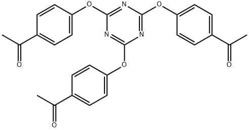 2,4,6-tris(4-formylphenoxy)-1,3,5-triazine Struktur