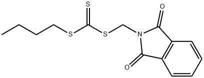 Protected methylamine butyl trithiocarbonate Struktur