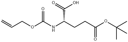 N-Alloc-L-Glutamic acid 5-tert-butyl ester Struktur