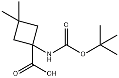 Cyclobutanecarboxylic acid, 1-[[(1,1-dimethylethoxy)carbonyl]amino]-3,3-dimethyl-