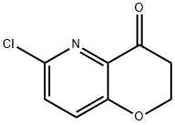 6-chloro-2,3-dihydro-4H-pyrano[3,2-b]pyridin-4-one Struktur