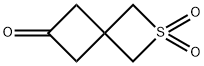 2-Thiaspiro[3.3]heptan-6-one, 2,2-dioxide Struktur