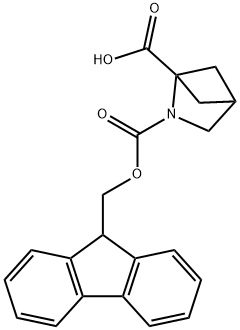 2-N-Fmoc-2-aza-bicyclo[2.1.1]hexane-1-carboxylic acid Structure