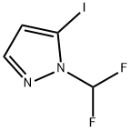 1-(difluoromethyl)-5-iodo-1H-pyrazole Struktur