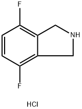 1H-Isoindole, 4,7-difluoro-2,3-dihydro-, hydrochloride (1:1) Struktur