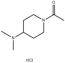 1-(4-(Dimethylamino)piperidin-1-yl)ethanone hydrochloride Struktur