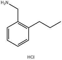 (2-Propylphenyl)methanamine hydrochloride Struktur