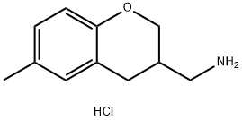 (6-Methylchroman-3-yl)methanamine hydrochloride Struktur