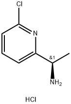 (R)-1-(6-Chloropyridin-2-yl)ethanamine hydrochloride Struktur