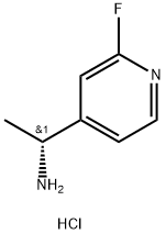 (R)-1-(2-fluoropyridin-4-yl)ethanamine hydrochloride Struktur