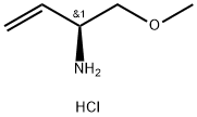 (S)-1-Methoxybut-3-en-2-amine hydrochloride Struktur