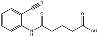 Pentanoic acid, 5-[(2-cyanophenyl)amino]-5-oxo- Struktur