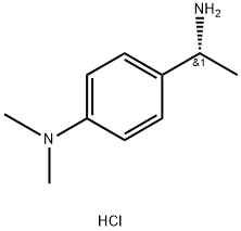 (R)-4-(1-AMINOETHYL)-N,N-DIMETHYLANILINE DIHYDROCHLORIDE Struktur