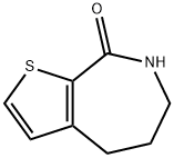 8H-Thieno[2,3-c]azepin-8-one, 4,5,6,7-tetrahydro- Struktur