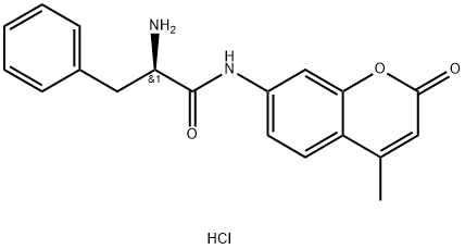 H-D-Phe-AMC·HCl Struktur