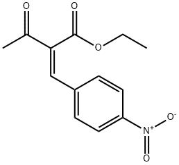 Butanoic acid, 2-[(4-nitrophenyl)methylene]-3-oxo-, ethyl ester, (2Z)- Struktur