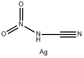 Cyanamide, N-nitro-, silver(1+) salt (1:1) Struktur