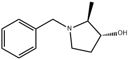 3-Pyrrolidinol, 2-methyl-1-(phenylmethyl)-, (2S,3R)- Struktur