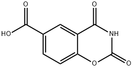 2H-1,3-Benzoxazine-6-carboxylic acid, 3,4-dihydro-2,4-dioxo- Struktur