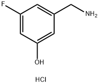 3-(AMINOMETHYL)-5-FLUOROPHENOL HYDROCHLORIDE Struktur