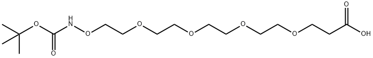 Boc-aminoxy-PEG4-acid Struktur