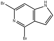 1H-Pyrrolo[3,2-c]pyridine, 4,6-dibromo- Struktur