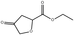 2-Furancarboxylic acid, tetrahydro-4-oxo-, ethyl ester Struktur