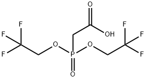 Acetic acid, 2-[bis(2,2,2-trifluoroethoxy)phosphinyl]- Struktur